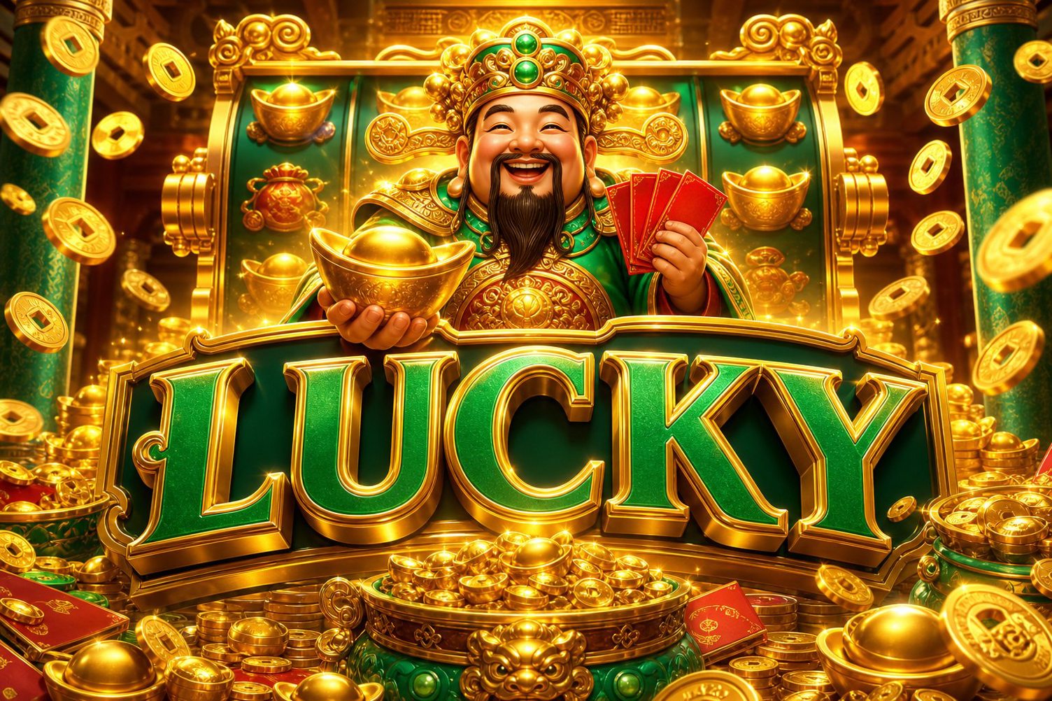Ảnh bìa trò chơi Big Bass Bonanza trên LUCKY với hình ảnh cá lớn và các biểu tượng phần thưởng