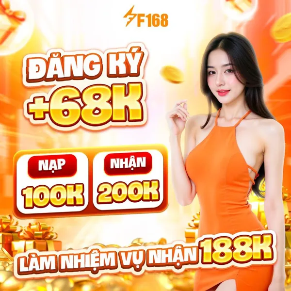 F168 Thưởng Thành Viên Mới 100%