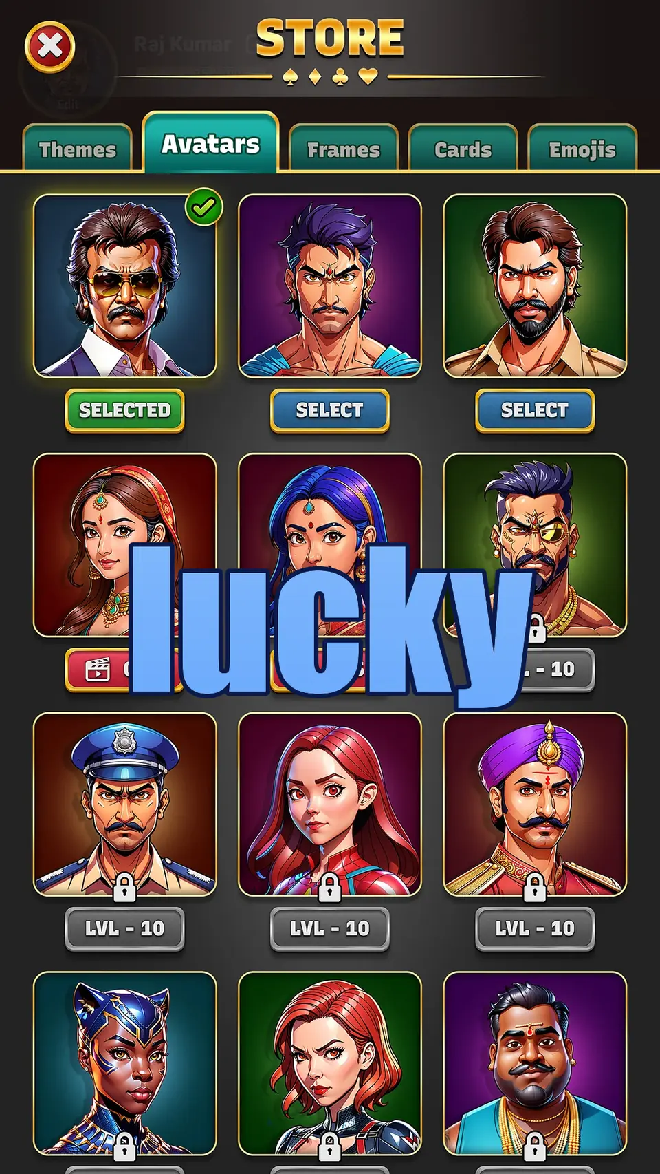 lucky Đăng nhập